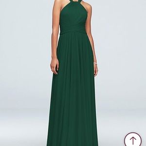 NWT Size 12 David’s Bridal Bridesmaid halter dress